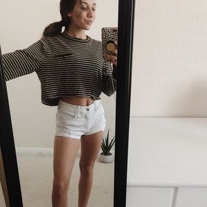 Long sleeve crop🤍